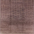 thumbnail image 1 of Ahgly Company Indoor Square Mid-Century Modern Maroon Purple Oriental Area Rugs, 8' Square, 1 of 6