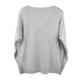 thumbnail image 4 of Vedolay Women's Pullover Sweater 2023 Fall Casual Long Sleeve Turtleneck Loose Tops,Gray L, 4 of 4
