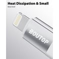 thumbnail image 4 of BOUTOP [Certificado MFi] Adaptador USB C a Lightning de 36 W, compatible con carga rápida PD compati, 4 of 7