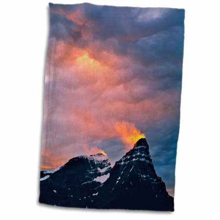 3dRose Alberta  Mt. Chephren  Sunset light in Banff NP-CN01 RER0003 - Ric Ergenbright - Towel  15 by 22-inch