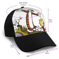 thumbnail image 3 of Calvin And Hobbes Baseball Cap Adjustable Unisex Dad Hat Men Women Printed Trucker Hats, 3 of 5
