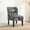 Black, variant on Patterned Upholstery Armless Chair / Comfortable Seating for Home Relaxation