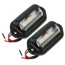FONDOTIN Licence Plate Led Light Black 2PCS