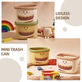 thumbnail image 3 of USHOBE 2Pcs Small Waste Bin Assorted Color PP Decorative Kitchen Business Owners, 3 of 8