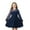 C-Navy376, variant on DHFJKG Girls Lace Long Sleeve Dress Solid Color Patchwork A-Line Knee-Length Cute Dress Size 6-15Y Trendy Dresses