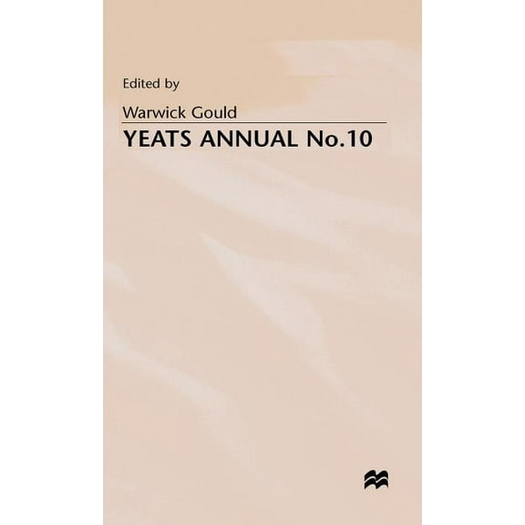Yeats Annual Yeats Annual No. 10, (Hardcover)