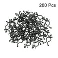 thumbnail image 2 of Twist Lock Cable Wire Ties Nylon U Shape Save Place 10mm Dia Black 200 pcs, 2 of 4