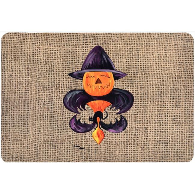 Halloween Pumpkin Bats Scarecrow Mouse Mat Pad & Coaster 
