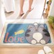 thumbnail image 4 of Wosthever Excelente alfombra de baño absorbente de agua para baño seco y limpio, alfombras de baño, alfombra de baño Juegos de accesorios de baño gato, 4 of 6