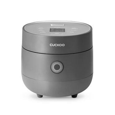 CUCKOO CR-0675FG 6-Cup (Uncooked) / 12-Cup (Cooked) Micom Rice Cooker with Nonstick Inner Pot, 13 Menu Modes, LCD Display, Fuzzy Logic Tech, Auto Clean (Gray)