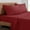 02-burgundy Stripe, variant on Queen Size Sheet Set - Hotel Luxury 1800 Bedding Sheets & Pillowcases - Deep Pocket Fitted Sheet, Soft, Breathable, Wrinkle & Fade Resistant - 4 Piece (Queen, Coral)