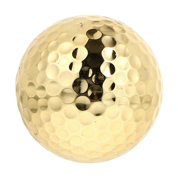 Gongc Double Layer Gold Golf Balls for Golfers and Beginners