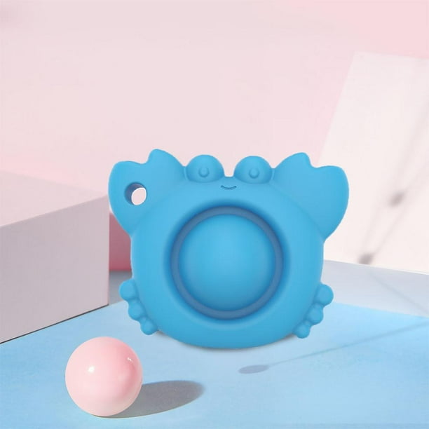 Juguete de descompresión Fidgets, Mini Fidgets Juguete simple de hoyuelos para niños y adultos, llavero que se adhiere fácilmente a , juguet - Azul Hugo Juguetes de educación temprana para niños