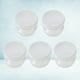 thumbnail image 5 of Organizador de accesorios de cabello transparente de 5 piezas de almacenamiento de plástico con caja de joyería con tapa para dormitorio de baño, 5 of 5