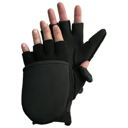 

Glacier Glove Alaska River Series Flip Mitts - Medium - Black