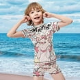 thumbnail image 4 of The Aristocats Boys Two Piece Rash Guard Swimsuits Kids Short Sleeve Swimwear Sets Bathing Suit, 4 of 7