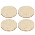 thumbnail image 2 of Juego de 4 monedas conmemorativas de 4 cm/1,6 pulgadas de diámetro, material de aleación de zinc, estilo elegante, regalo coleccionable individual compacto, 2 of 10