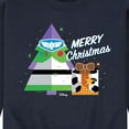 thumbnail image 3 of Toy Story - Merry Christmas Toy Story - Men's Crew Neck Fleece Pullover, 3 of 5