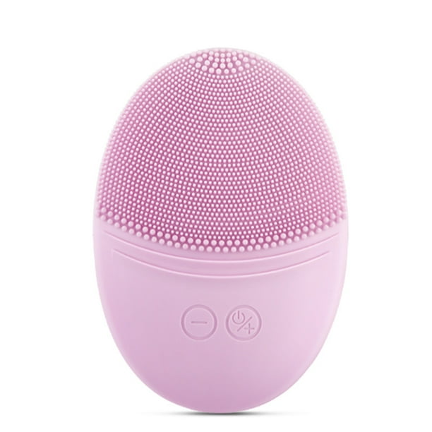 Cepillo de limpieza facial, cepillo facial eléctrico EZBASICS, silicona suave ultrahigiénica, cepillo facial de vibración ultrasónica resistente al agua para limpieza profunda, exfoliación suave y masaje MFZFUKR ZH-238
