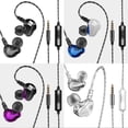 thumbnail image 3 of Injueey CK9 Auriculares intrauditivos con cable Auriculares estéreo para carreras Auriculares deportivos de 3,5 mm Cables de audio/vídeo, 3 of 6