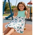 thumbnail image 2 of Aideaone Toddler Girls Dresses Sleeveless Tiered Sundress Kids Cute Print Twirly Swing Summer Dress Casual Sun Dress for Little Girls 4-7T, 2 of 6