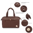 thumbnail image 4 of Sunyuer Diaper Bag Tote, Quilted Mommy Bag Function Large Capacity Maternity Bag with Shoulder Strap Wet Pocket, 4 of 7