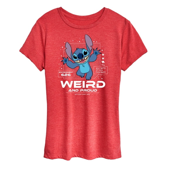 Lilo and Stitch - Weird And Proud Stitch - Women's Short Sleeve Graphic T-Shirt