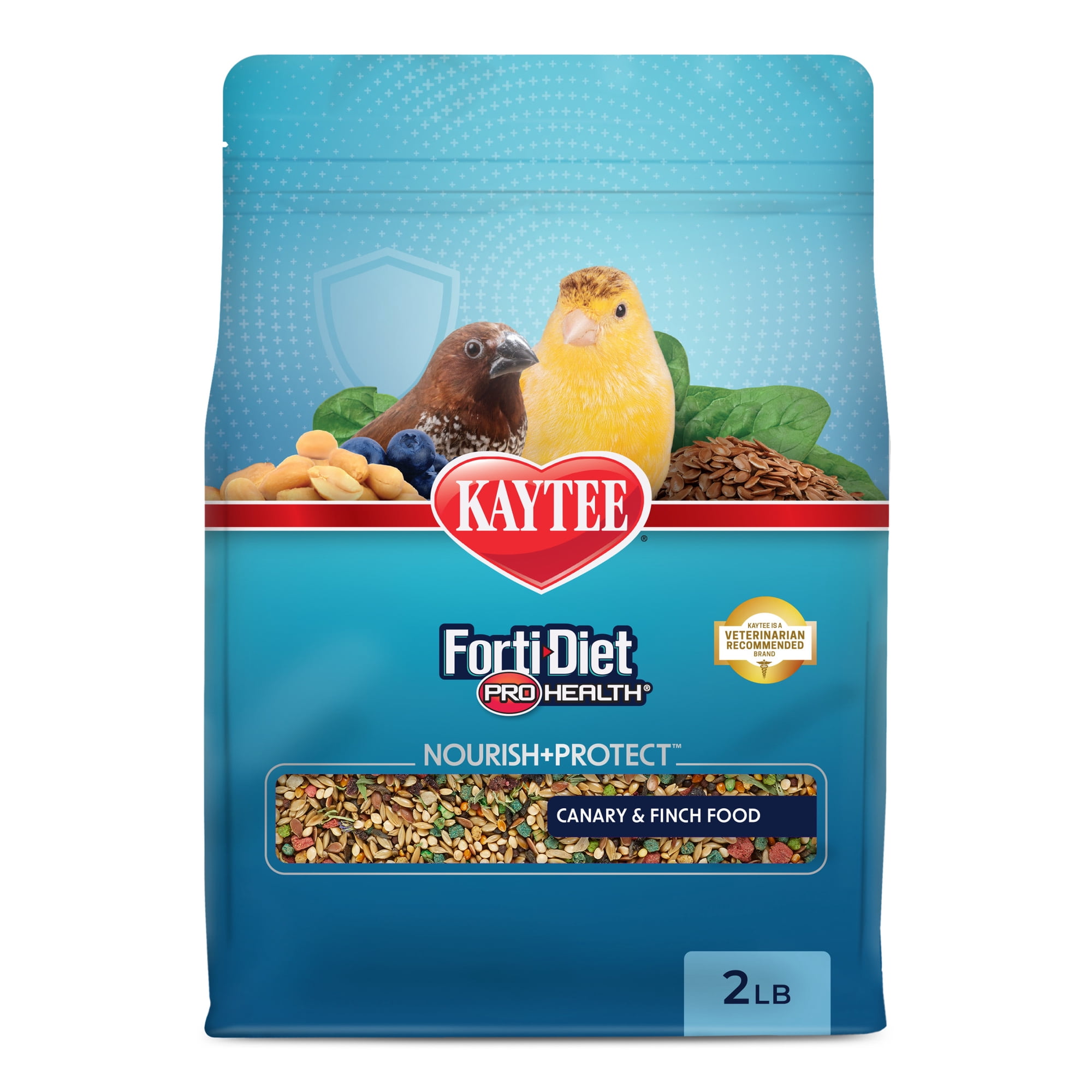 Kaytee Forti-Diet Pro Health Nourish+Protect Canary & Finch Food 2 Pounds