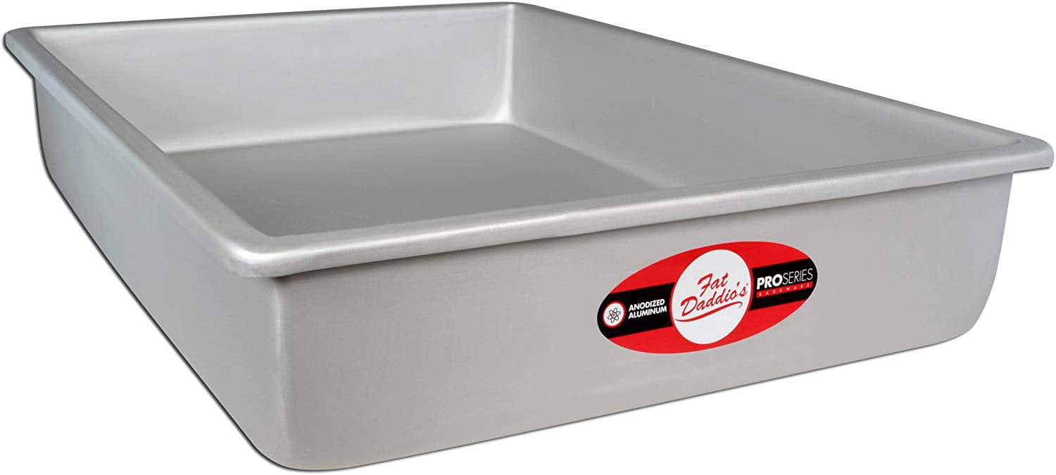  PME OBL09122 Aluminium Oblong Cake Pan 9 x 12 x 2-Inch Deep  Silver : Everything Else