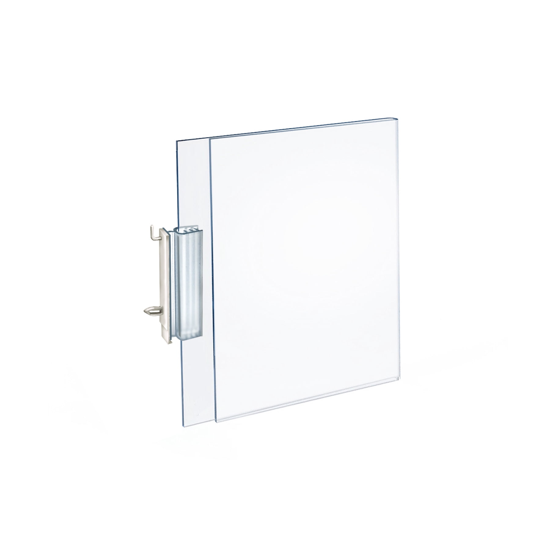 Azar Displays 103322 Two-Sided Acrylic Sign Holder with Pegboard ...