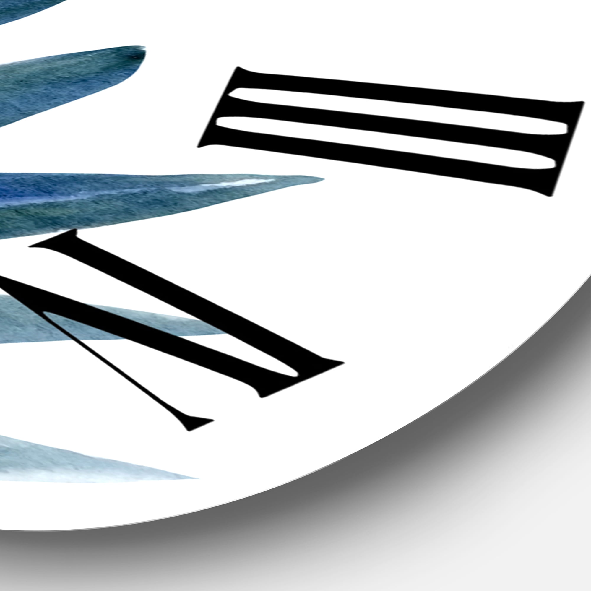 Designart 1 in Farmhouse Wall Clock