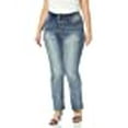 thumbnail image 3 of WallFlower Women's Instastretch Luscious Curvy Bootcut Jeans, Basil, 11 Short, 3 of 9