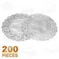 thumbnail image 3 of Uxcell Lace Paper Doilies Round Disposable Paper Placemats 8 Inch 200, 3 of 7
