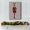 thumbnail image 5 of Christmas Christmas Fashion Bunny- Gallery Wrapped Canvas, 5 of 9
