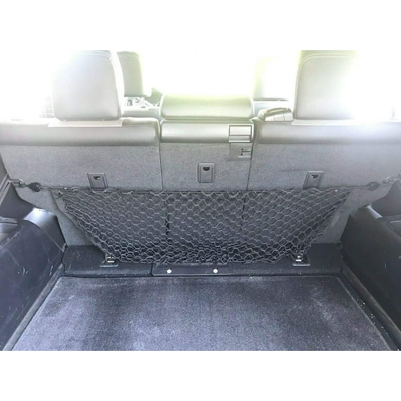 EACCESSORIES EA Trunk Organizer Cargo Net for Jeep Cherokee 2019-2021 – Envelope Style Cargo Net – Premium Mesh Elastic Car Trunk Organizer Vehicle Carrier Storage – Compatible Jeep Cherokee 2019-2021