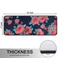 thumbnail image 5 of Kitchen Rugs Sets Of 2,Pioneer Flower Floral Print Pattern Anti Fatigue Kitchen Mat Rugs Non Slip Washable,Decorative Kitchen Floor Mats for Kitchen,Sink,Laundry,17"x47"+17"x47", 5 of 5