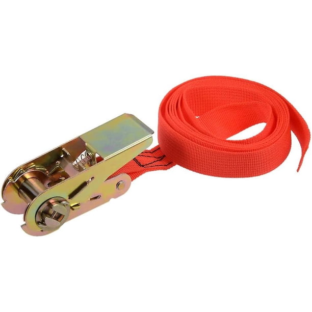 Ratchet Tie Down Lashing Strap 2mx25mm 250kg Load Cap Polypropylene For ...