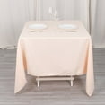 thumbnail image 5 of Balsa Circle 70 x 70 in Blush Premium Polyester Square Tablecloth Party Events Reception Decorations Supplies, 5 of 8