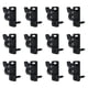 thumbnail image 3 of 12 clips de cuerda para exteriores, soportes para cables exteriores, fácil instalación, abrazaderas de línea, ganchos para colgar luces de hadas para negro, 3 of 9