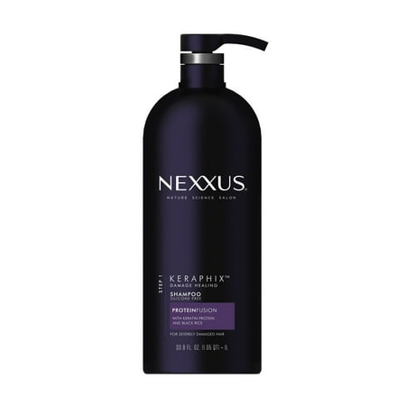 Nexxus Keraphix for Damaged Hair Shampoo, 33.8 oz (Best Shampoo For Dark Hair)