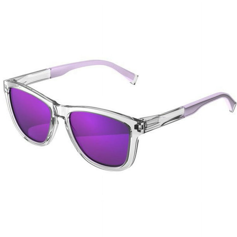AABV Square Polarized Sunglasses, Fashion Oversized Mirrored