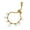 Gold, variant on Women's Water Drop Diamonds Ring Personalized Stainless Steel Elegant Adjustable Bead Ring Band Finger Jewelry Silver