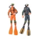 thumbnail image 1 of Figura de acción de 2 piezas, figuras de buzo en miniatura, adornos de buzo realistas 2 figuras de buzo, 1 of 6