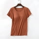 thumbnail image 1 of Camisola de manga corta para mujer con almohadilla para el pecho, sin aros de acero, ropa interior para yoga, camiseta deportiva, sujetador de yoga, pijama para mujer, 1 of 7