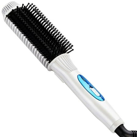 Portable Curling Iron Brush 3 in 1 Curling Tong for Short and Long Hair Curler