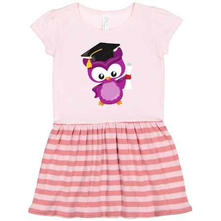 

Inktastic Cute Owl Baby Owl Little Owl Graduation Owl Gift Toddler Girl Dress