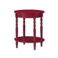 thumbnail image 3 of Convenience Concepts Accents Classiques Table de Bout Ovale Brandi en Finition Bois Rouge, 3 of 4