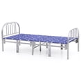 thumbnail image 1 of Hodedah Folding Bed with Headboard-Footboard and Metal Frame in Silver Finish, 1 of 7