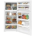 thumbnail image 2 of GE Appliances Top Freezer Freestanding Refrigerator, White, 2 of 5