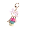 thumbnail image 1 of Colgante Lindo Colorido del Llavero de la Torredel Macarrón, Aleación de la Resina, Accesorio del Coche del Teléfono del Bolso, 1 of 7